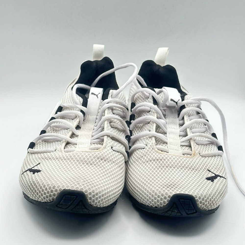 Puma Cell Regulate Mesh Mens White Black Running Shoes 194384-07 Size 10 - Picture 4 of 8